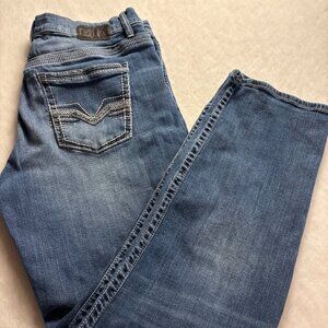 BKE Jeans Buckle Seth Loose Fit Straight Y2K Skater Men's 38 X 32. Whiskered